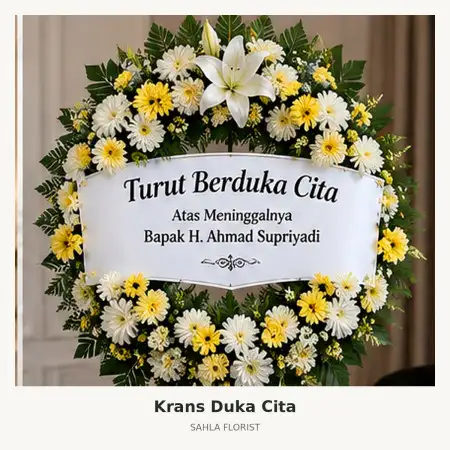 Krans Bunga Duka Trenggalek